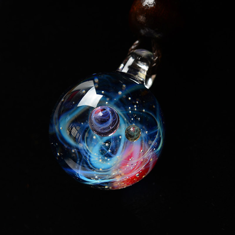 Body Jewelry Universe - الكون السماء المرصعة بالنجوم كرة زجاجية