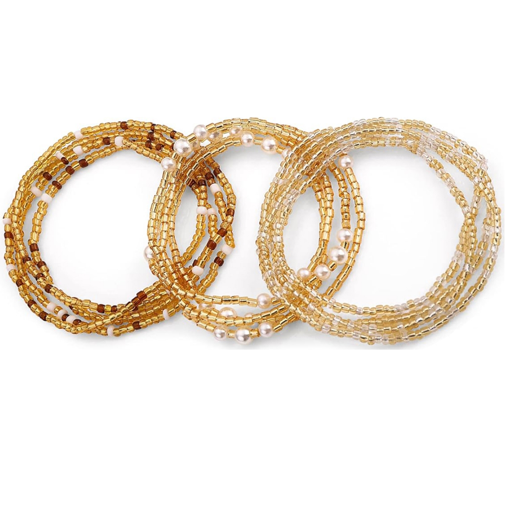 Body Jewelry Sale - خرز الخصر للنساء، سلاسل البطن المرنة،