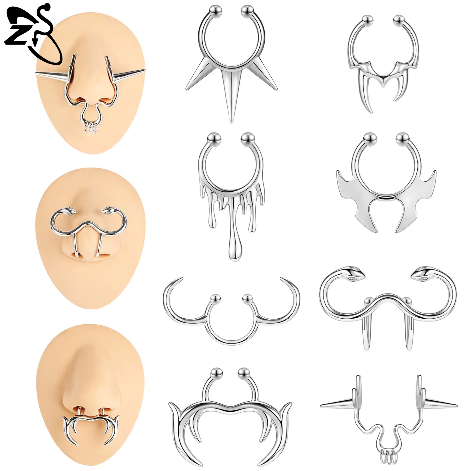 Body Jewelry Septum - حلقة الحاجز الوهمي للرجال والنساء على