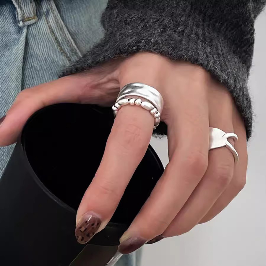 925 فضة مفتوحة البنصر ماتي واس - مراجعة Body Jewelry Wholesale وسعره