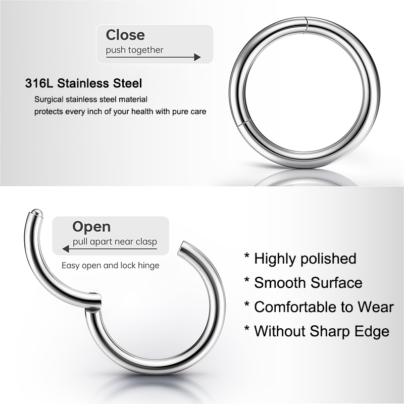 حلقات أنف وفواصل أنفية من الفو - مراجعة Body Jewelry Septum وسعره