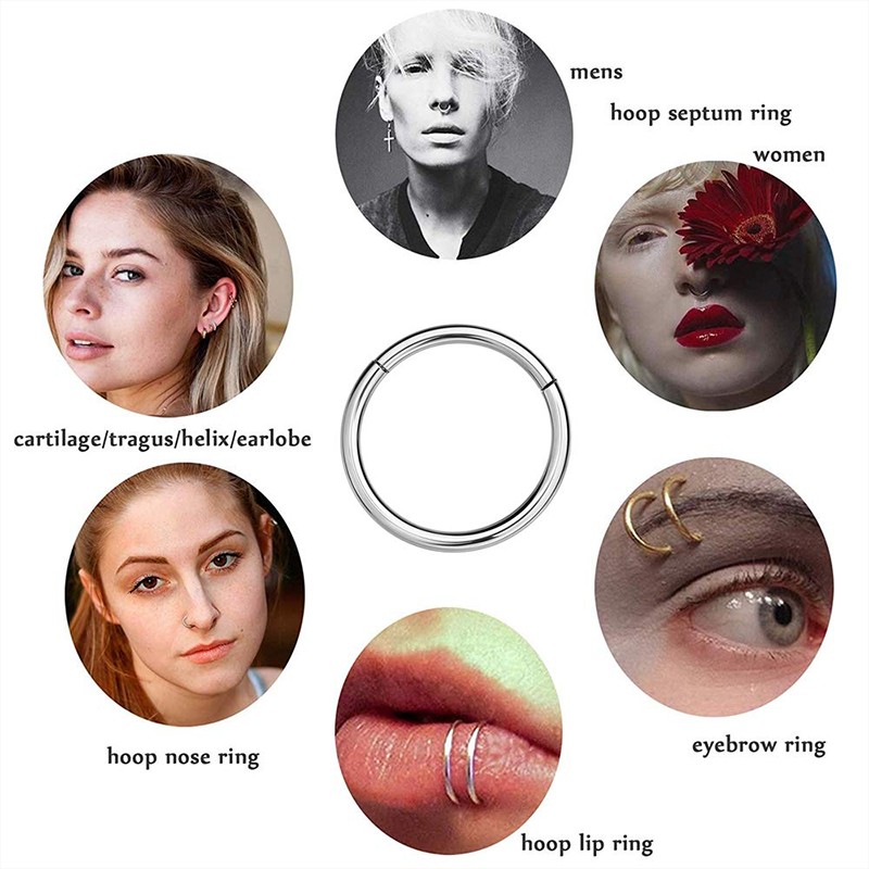 حلقات أنف وفواصل أنفية من الفو - مراجعة Body Jewelry Septum وسعره