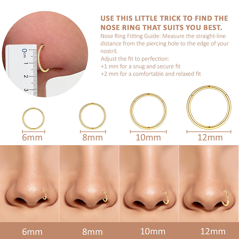 حلقات أنف وفواصل أنفية من الفو - مراجعة Body Jewelry Septum وسعره