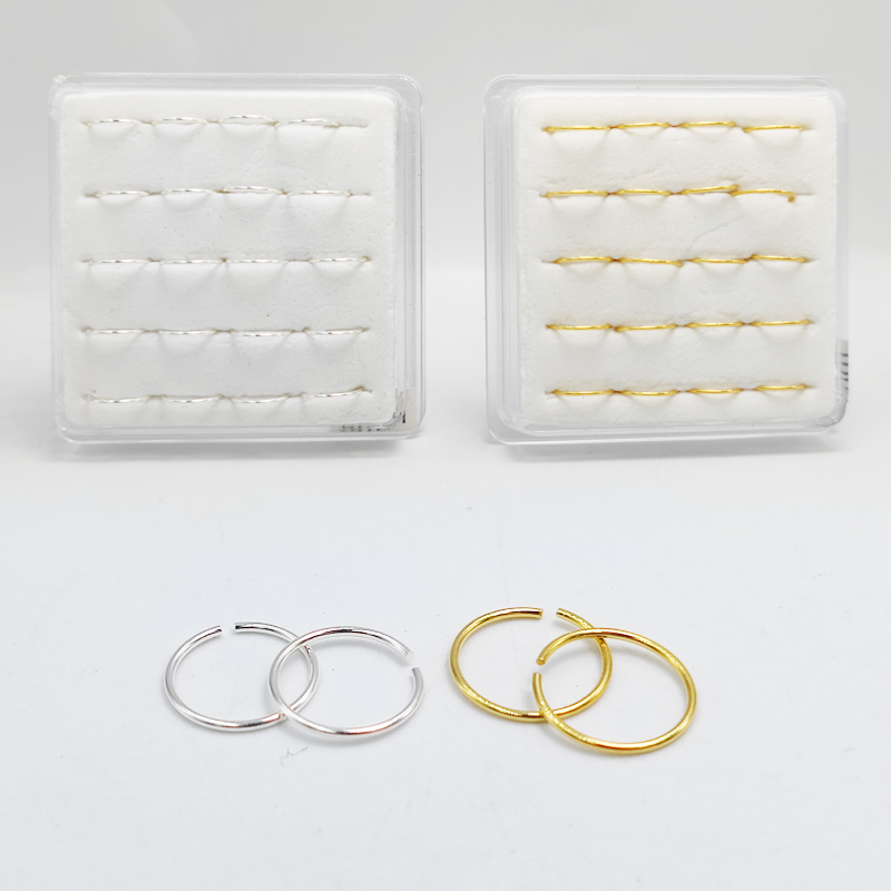 925 فضة الأنف الدائري هوب Hugg - مراجعة Body Jewelry Septum وسعره