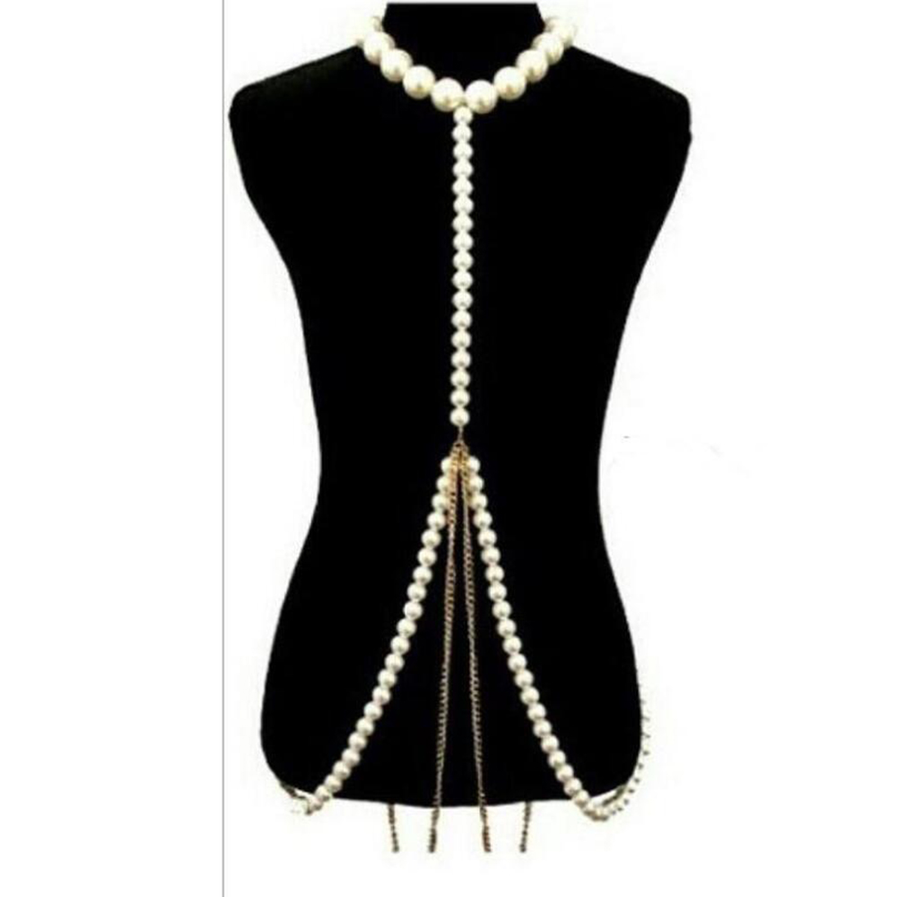 سلسلة ذهبية لؤلؤية فاخرة سلسلة - مراجعة Body Jewelry High End وسعره