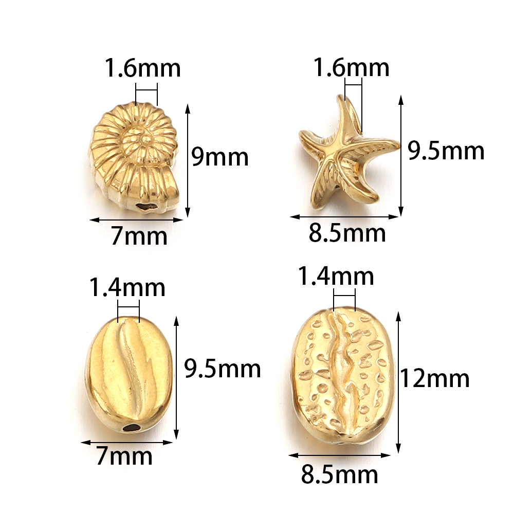 5 قطع خرز من الفولاذ المقاوم ل - مراجعة Body Jewelry Beach وسعره
