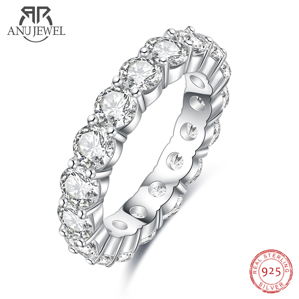 AnuJewel 4 مللي متر 5cttw D ال - مراجعة Body Jewelry Wholesale وسعره