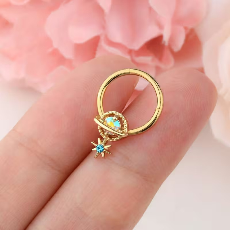 مجوهرات ثقب الحاجز الأنفي والد - مراجعة Body Jewelry Septum وسعره