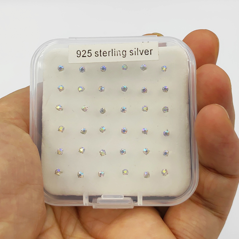 925 فضة الأنف مسمار 2.0 مللي م - مراجعة Body Jewelry Jewelry Box وسعره