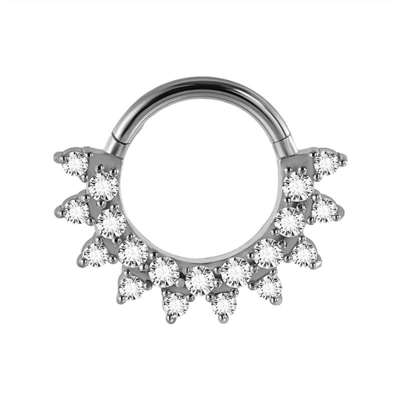 31BB كريستال الأنف الأذن الغضر - مراجعة Body Jewelry Septum وسعره