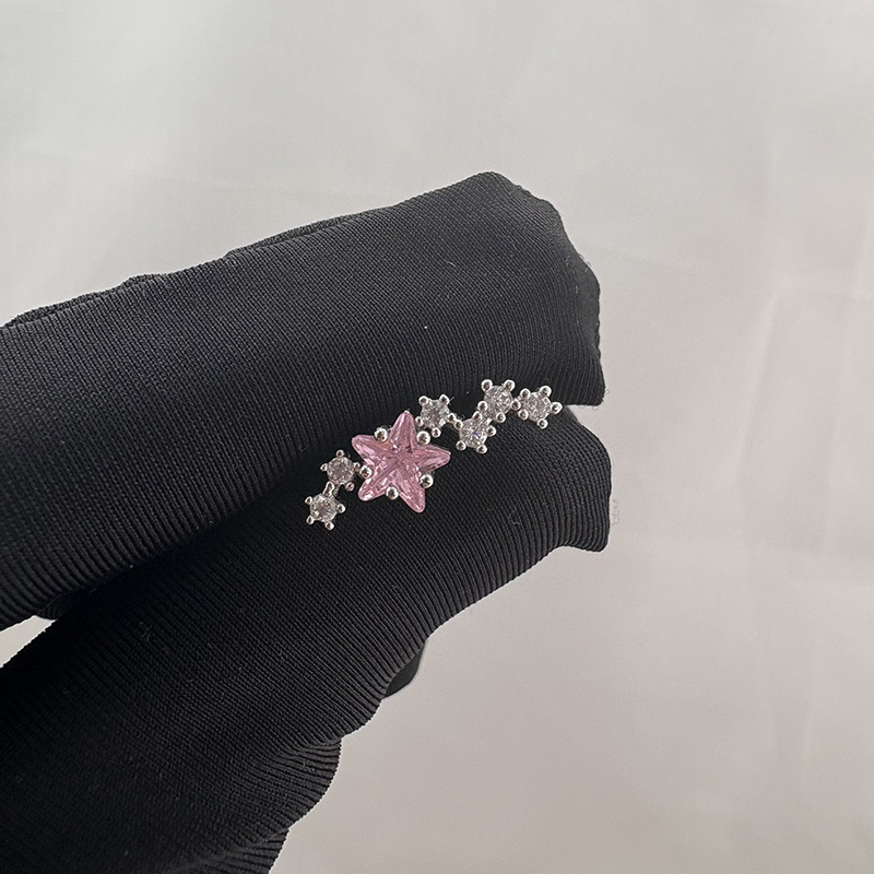 حلق أذن بتصميم INS مرصع بالكام - مراجعة Cluster Stud Ear وسعره