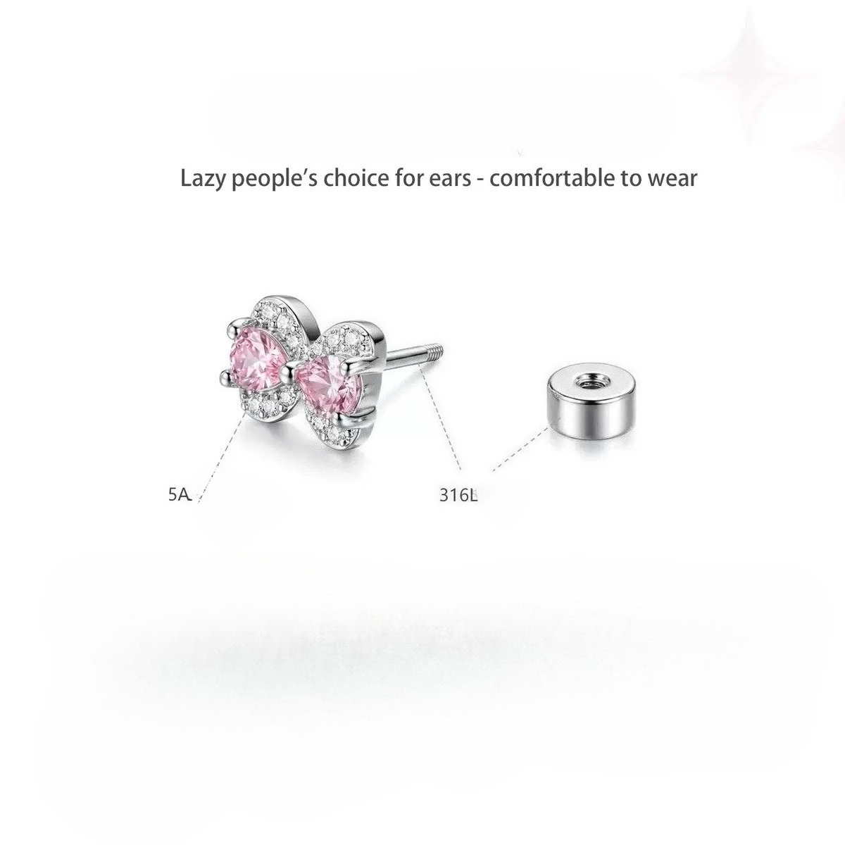 حلق أذن بتصميم INS مرصع بالكام - مراجعة Cluster Stud Ear وسعره