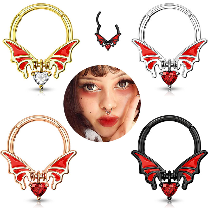 هالوين الظلام الفولاذ المقاوم  - مراجعة Body Jewelry Universe وسعره