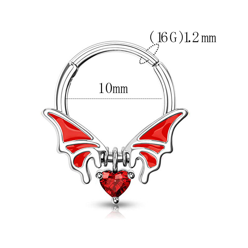 هالوين الظلام الفولاذ المقاوم  - مراجعة Body Jewelry Universe وسعره