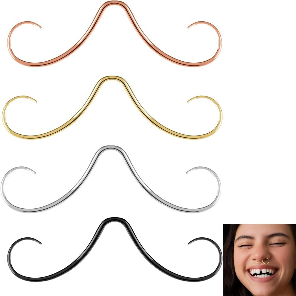 مجوهرات جسم شماعات من الفولاذ  - مراجعة Body Jewelry Septum وسعره