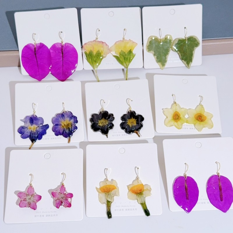 أقراط من الزهور الطبيعية المضغ - مراجعة Body Jewelry Wholesale وسعره