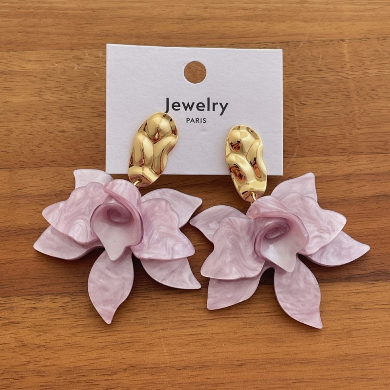 أقراط زهور الغاردينيا الفريدة  - مراجعة Body Jewelry Wholesale وسعره