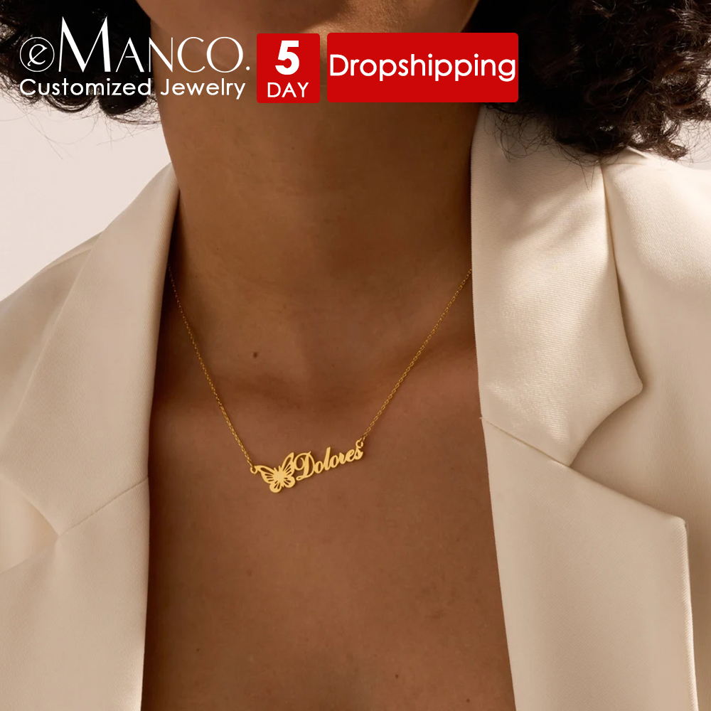 إيمانكو للموضة: قلادة اسم فراش - مراجعة Body Jewelry Wholesale وسعره