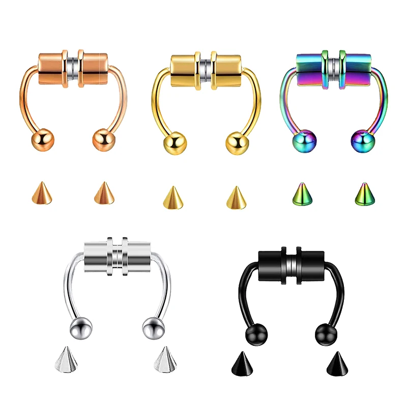 وهمية ثقب الأنف الدائري هوب ال - مراجعة Body Jewelry Septum وسعره