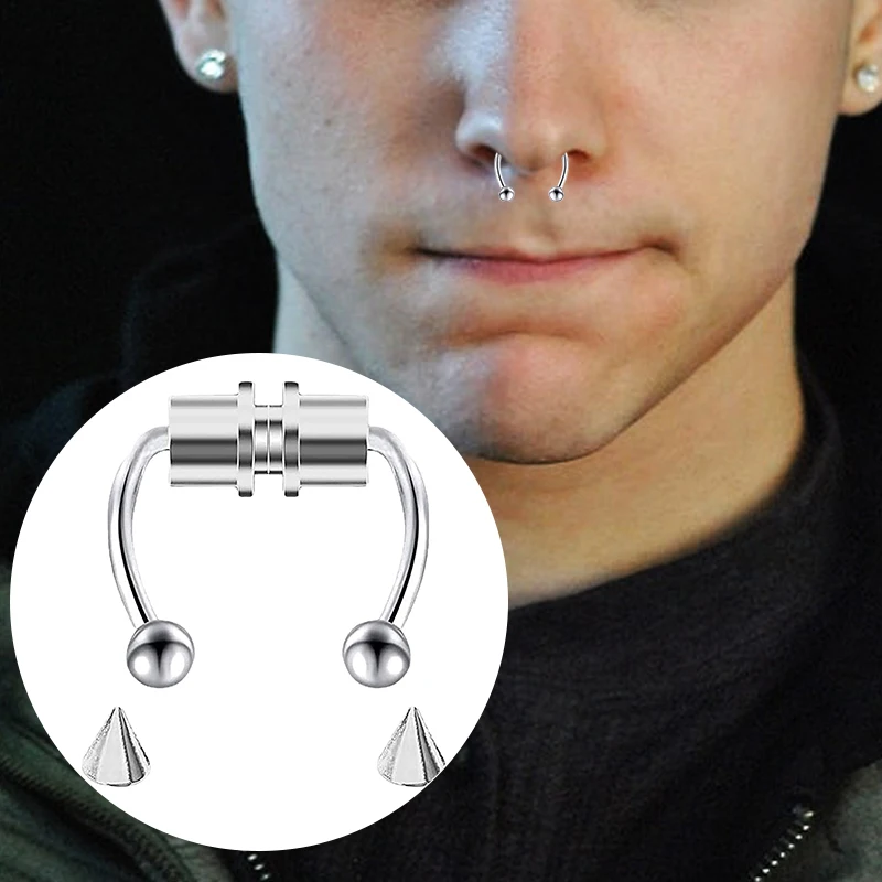وهمية ثقب الأنف الدائري هوب ال - مراجعة Body Jewelry Septum وسعره