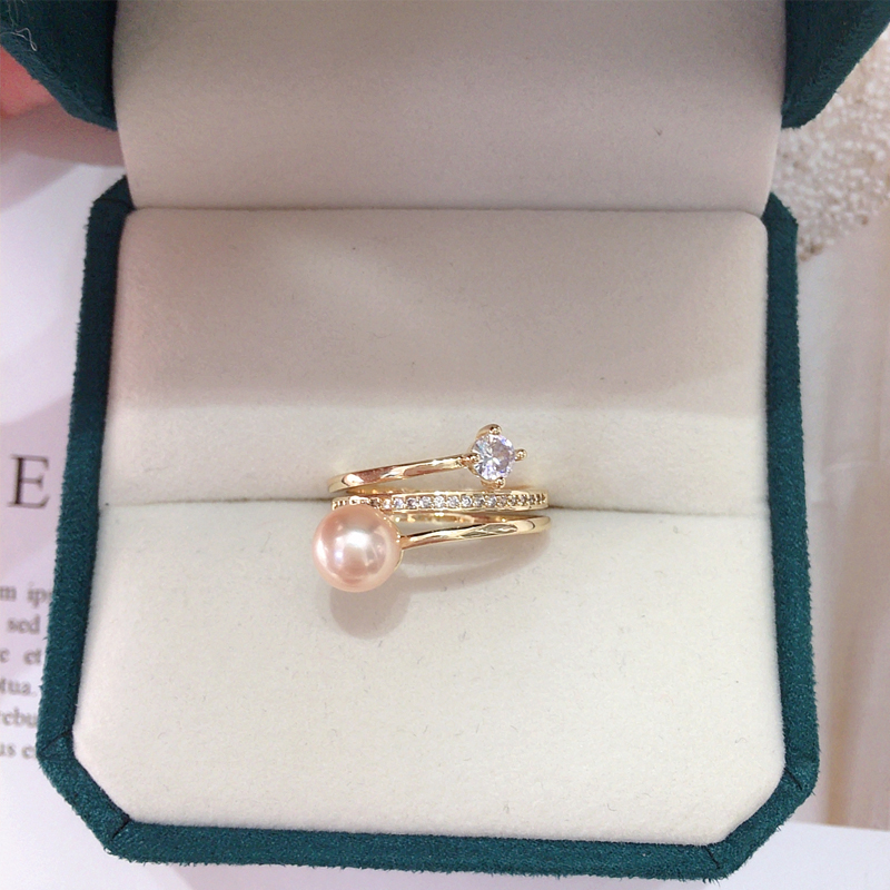 ZHBORUINI السبابة خاتم اللؤلؤ  - مراجعة Body Jewelry Wholesale وسعره