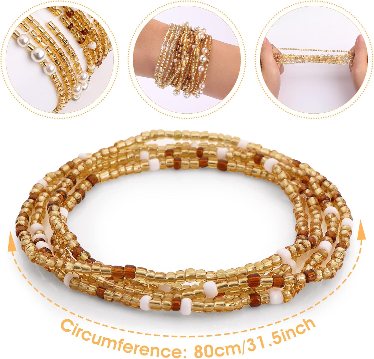 خرز الخصر للنساء، سلاسل البطن  - مراجعة Body Jewelry Sale وسعره