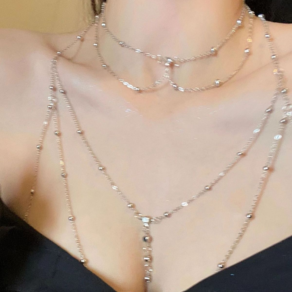 مجوهرات سلسلة الصدر، نمط شهوة  - مراجعة Body Jewelry High End وسعره