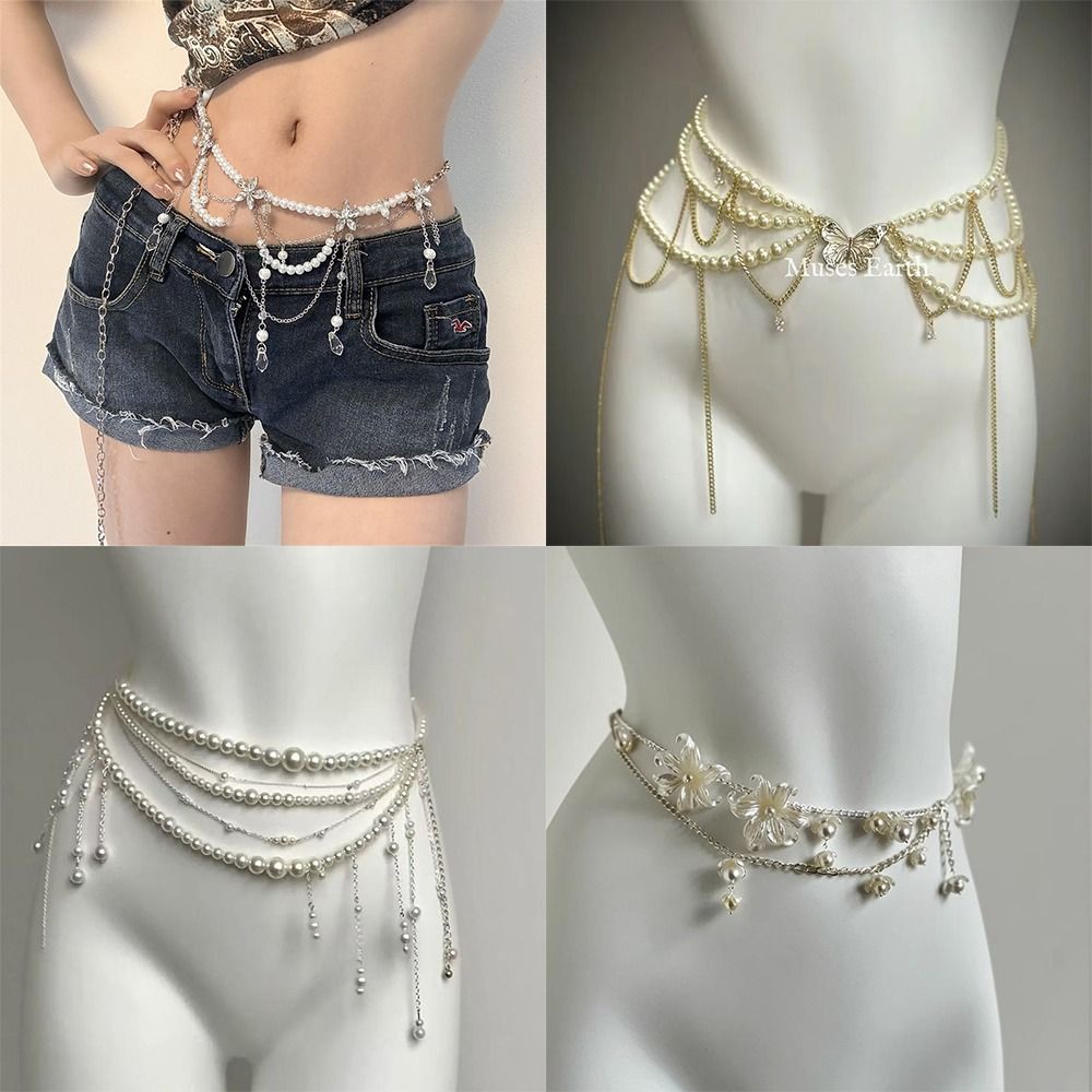 أزياء أنيقة لؤلؤة الخصر سلاسل  - مراجعة Body Jewelry Sale وسعره