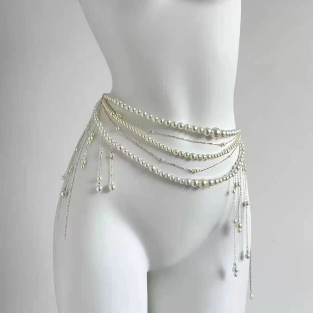 أزياء أنيقة لؤلؤة الخصر سلاسل  - مراجعة Body Jewelry Sale وسعره