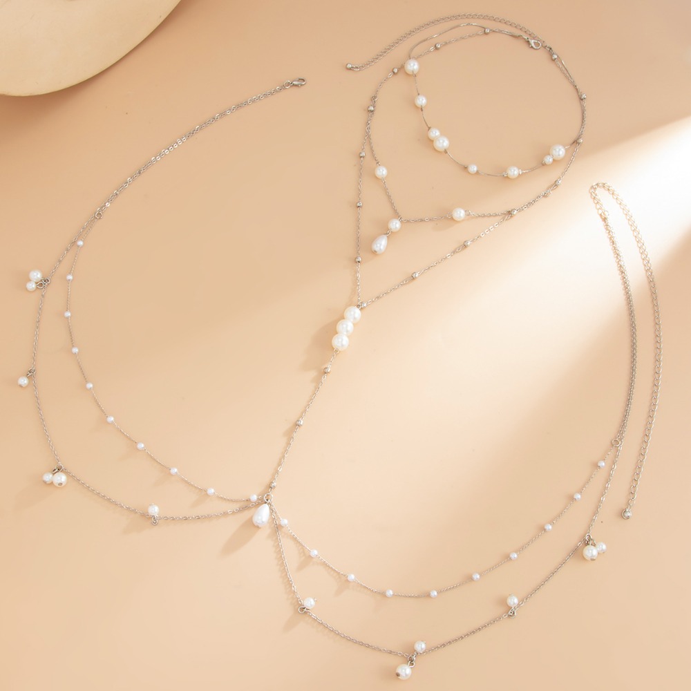سلسلة صدر وبطن متعددة الطبقات  - مراجعة Body Jewelry Sale وسعره