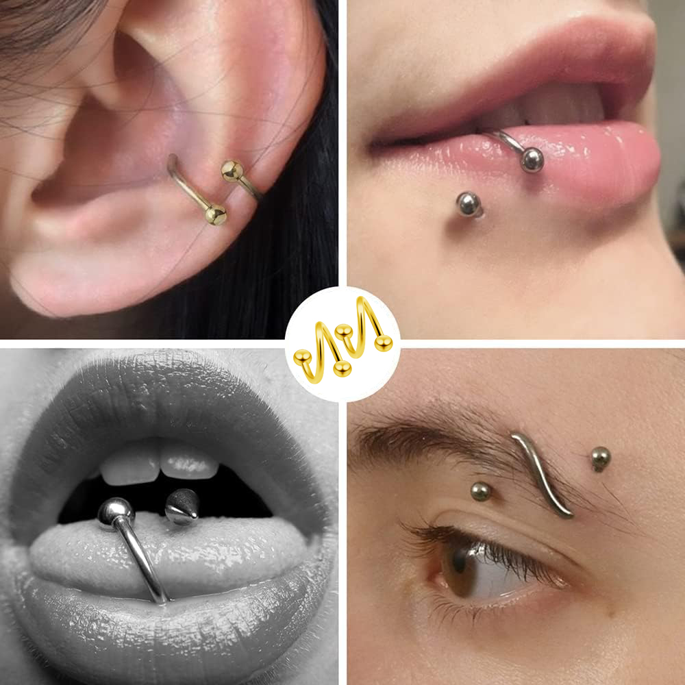 أقراط حلزونية للنساء ثقب المجو - مراجعة Body Jewelry Septum وسعره