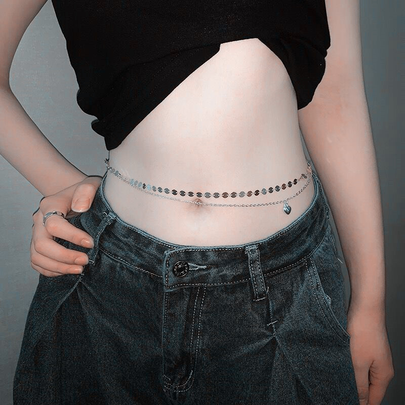 بسيطة مزدوجة طبقة حبة سلسلة لل - مراجعة Body Chain Jewelry وسعره