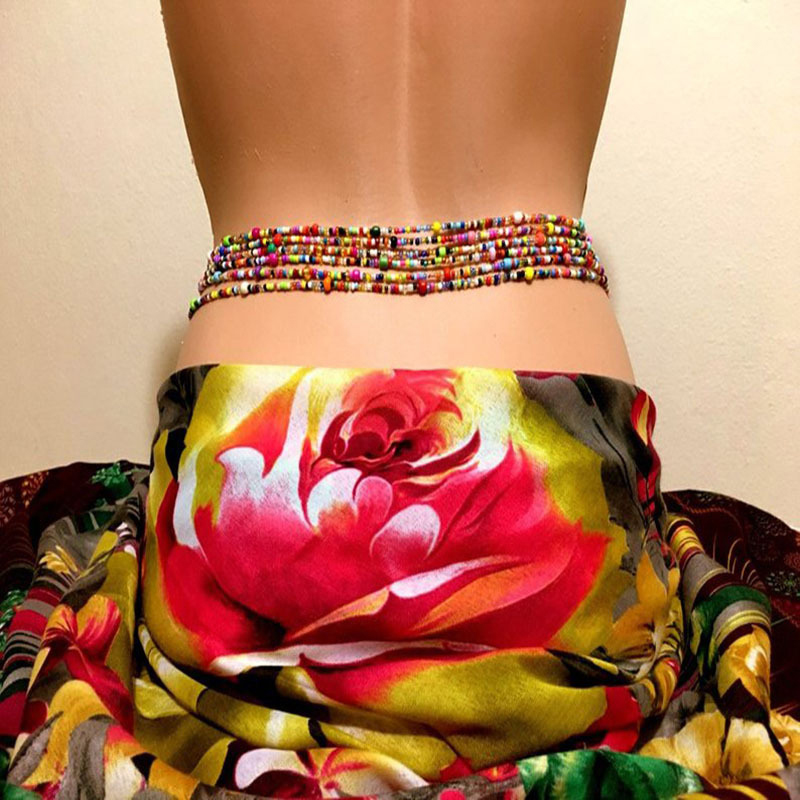 سلسلة البطن مطرزة للنساء ، سلا - مراجعة Body Jewelry For You وسعره