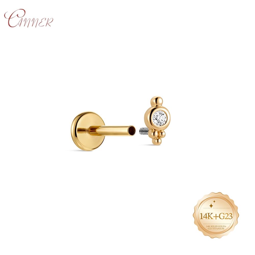 مجوهرات أنيقة من الذهب عيار 14 - مراجعة Cluster Stud Ear وسعره