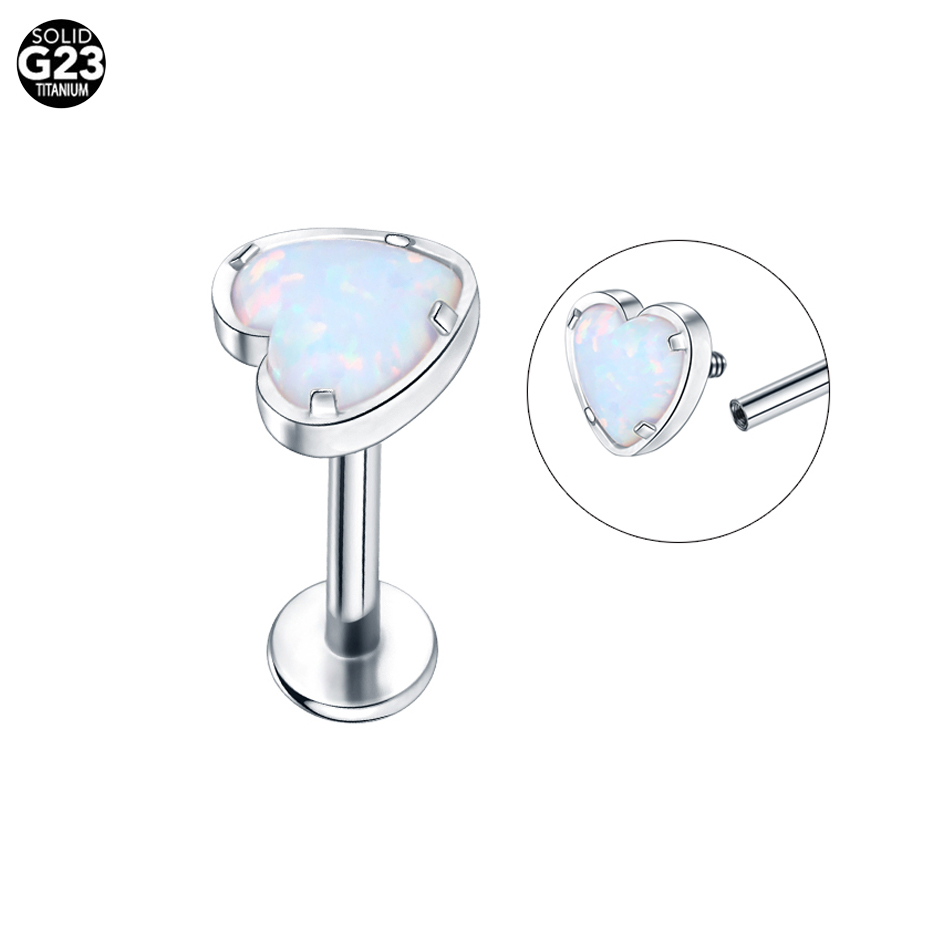 1 قطعة G23 التيتانيوم 16 جرام  - مراجعة Cluster Stud Ear وسعره